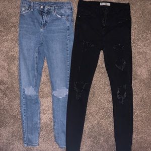 Bundle of 2 pairs of TOPSHOP skinny jeans